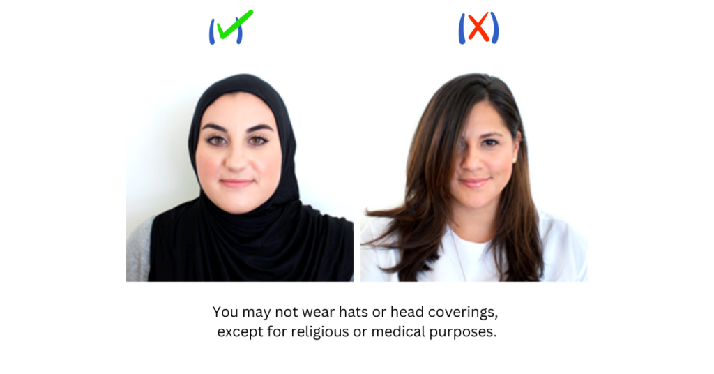 Attire for US Visa Photo 