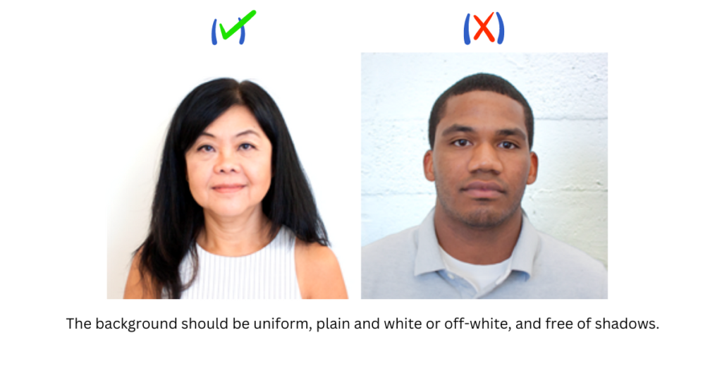 Background Requirements for US Visa Photo 